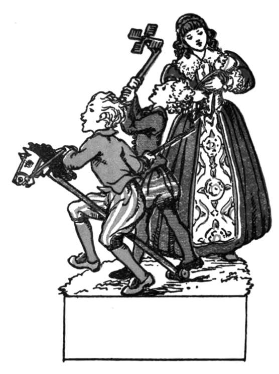 Children play.