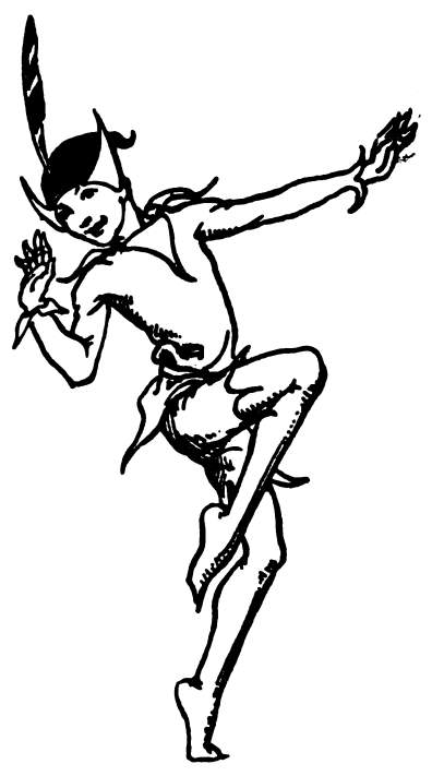 Child wearing a pixie costume.