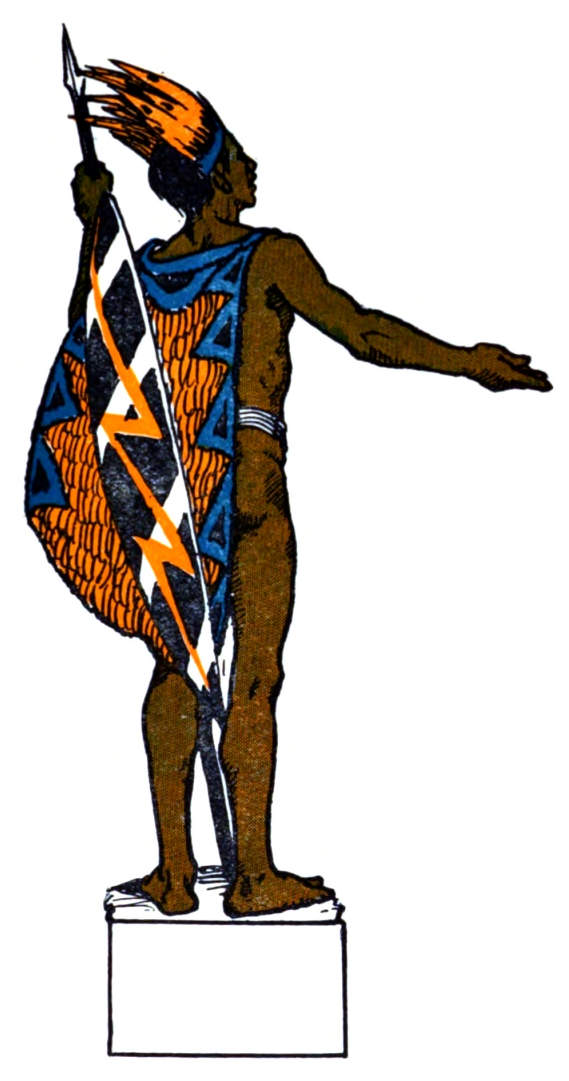 Aboriginal man wearing a headdress.