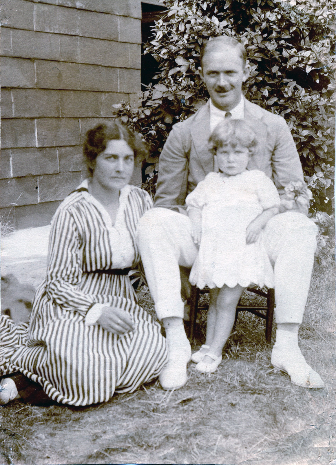 Charles, Audrey, and daughter Jane 1920