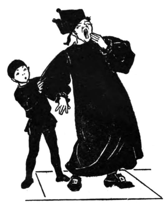 Children costumed as chess pawn and bishop.