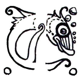 An unusual fish-like thing.