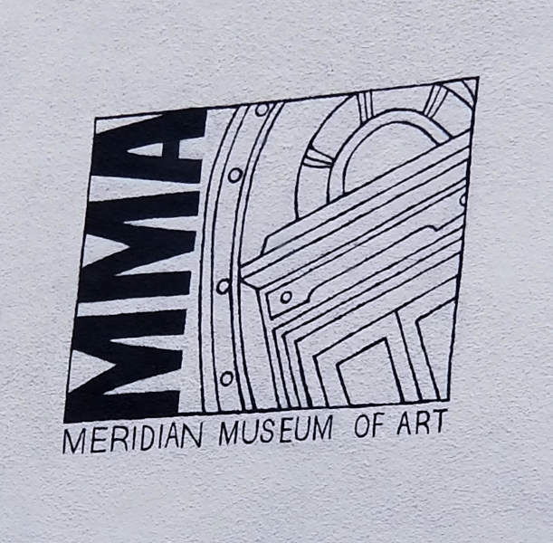 Logo, the Meridian Museum of Art, Mississippi, drawing of a door.