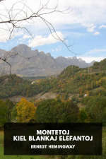 Librokovrilo: Montetoj kiuj similas al elefantoj.