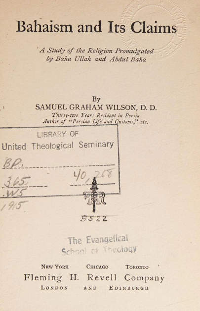 book title page