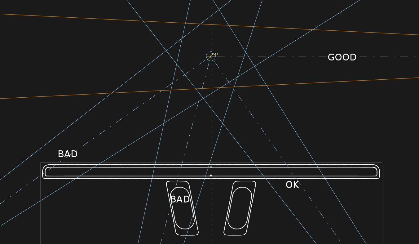 2D couch model with beams