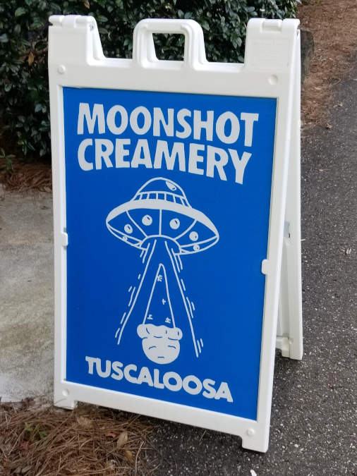 Cows are not from the moon... from outer space.